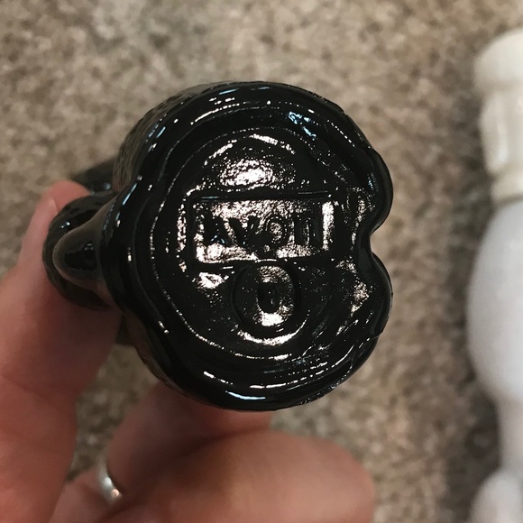 ❄Set of 2 Vintage Avon ‘Topaze Cologne‘ Milk Glass Poodle Set - Picture 4 of 10